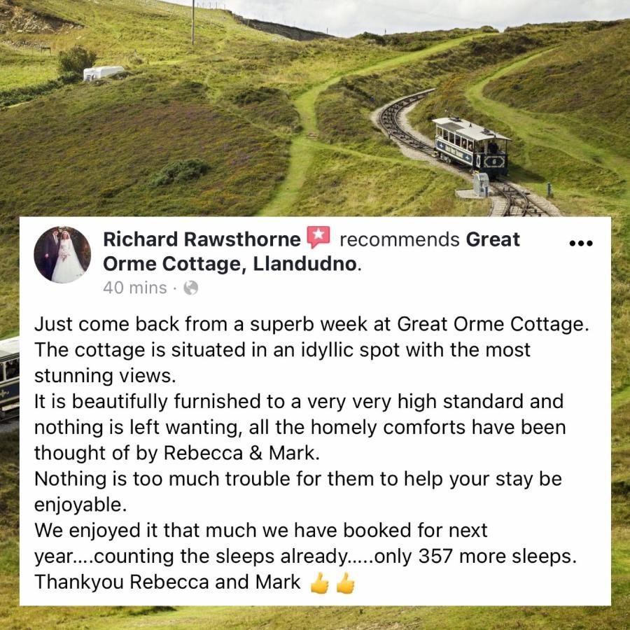 Great Orme Cottage, The Great Orme, Llandudno Exteriör bild